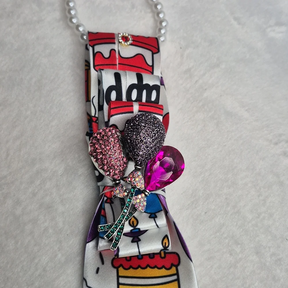 Handcrafted Luxury Fashion Necktie Necklace (Birthday 🎂 Bash)